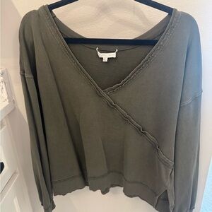 Olive Green Pullover by Z Supply Active
